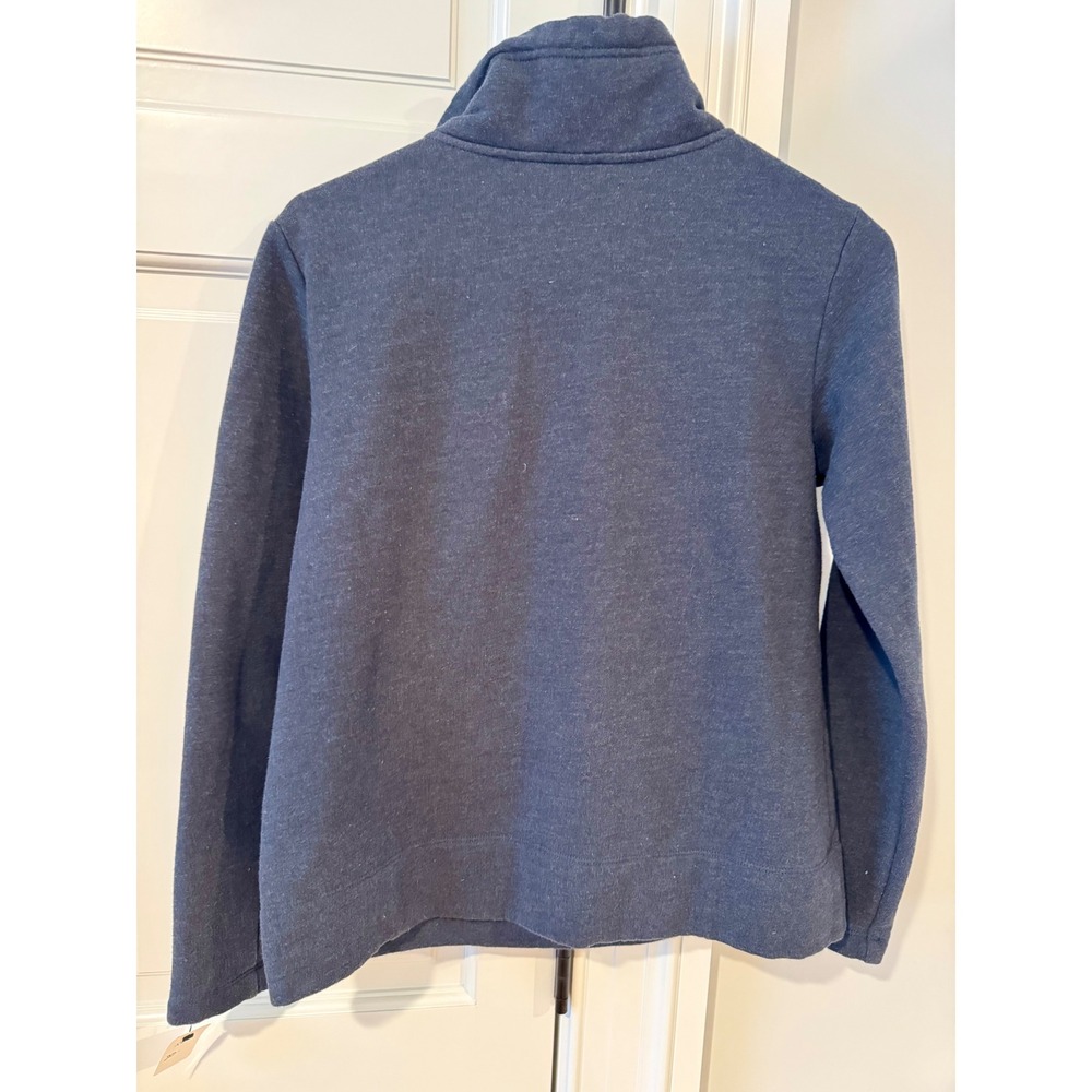 L.L. Bean Signature Anorak Sweatshirt XXS Gray Snap Pocket Gorpcore Pullover - Picture 5 of 8